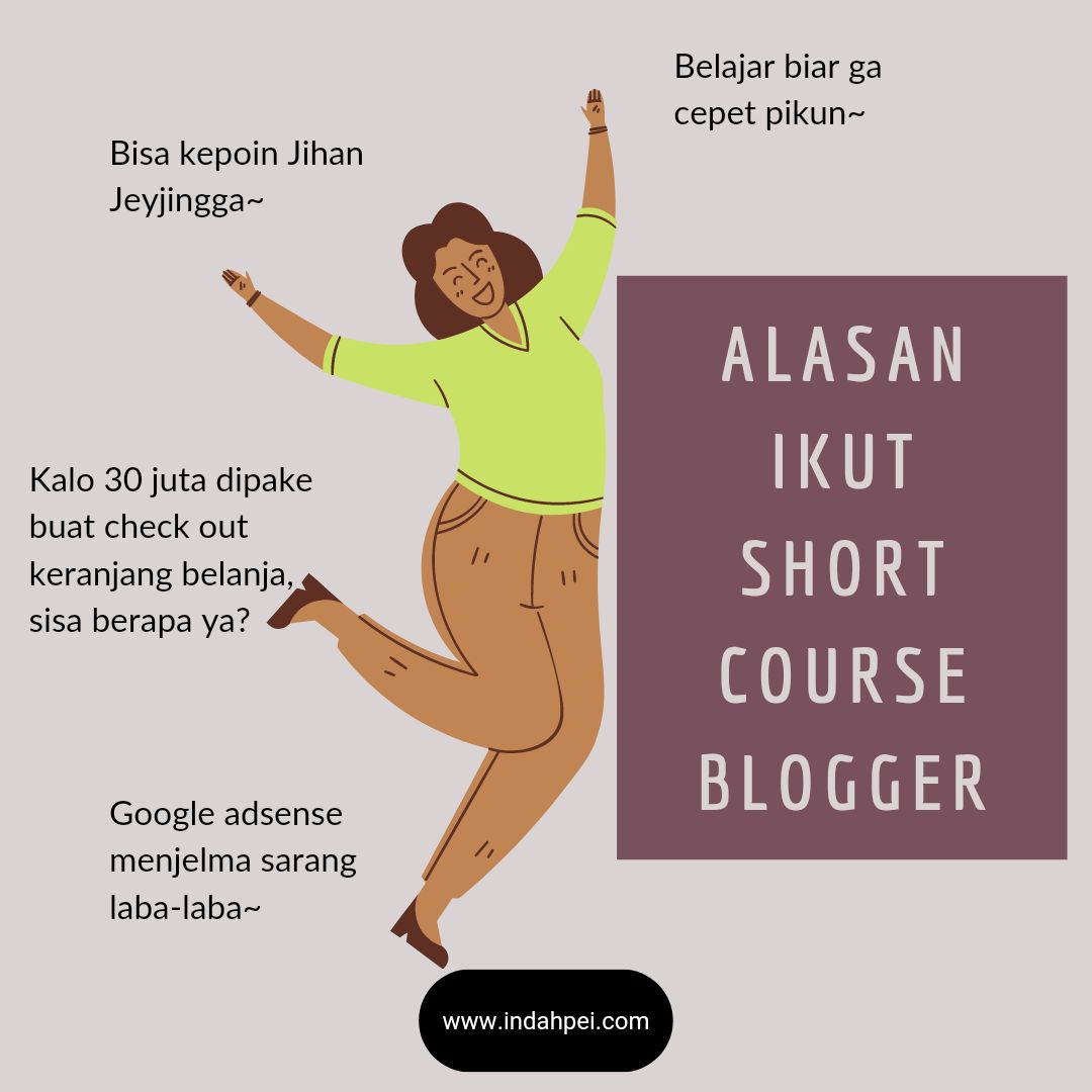 Short Course Blogger 30 Juta