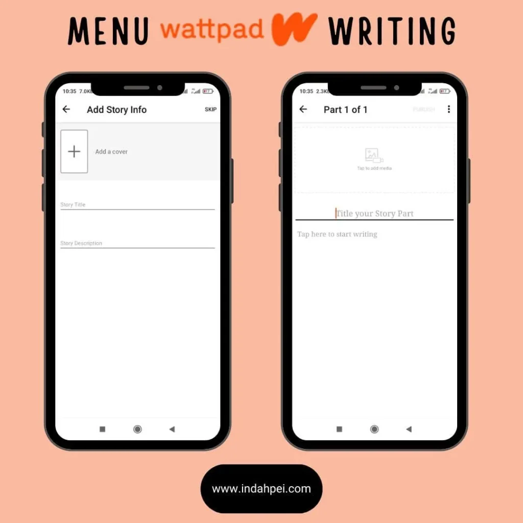 Review wattpad menu menulis