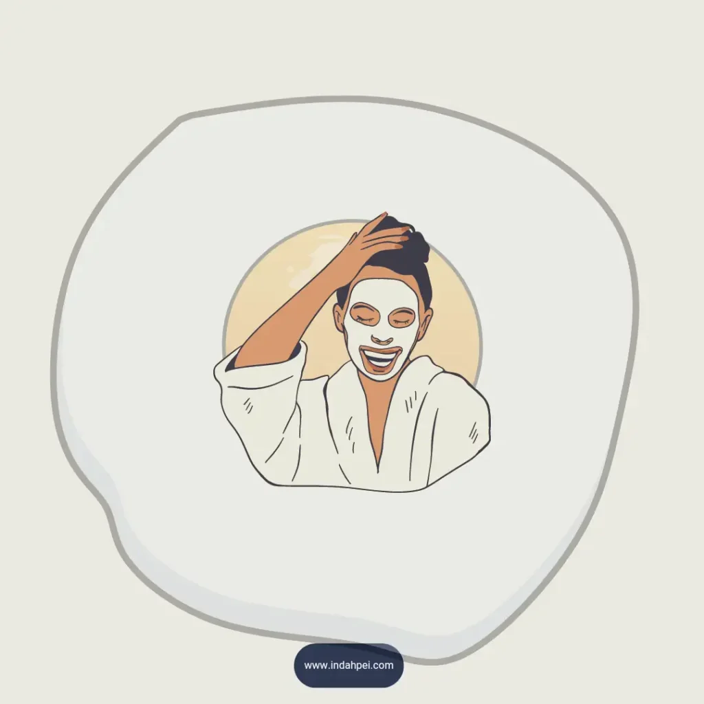 Mencoba Masker Putih Telur sebelum Serum Pencerah Wajah