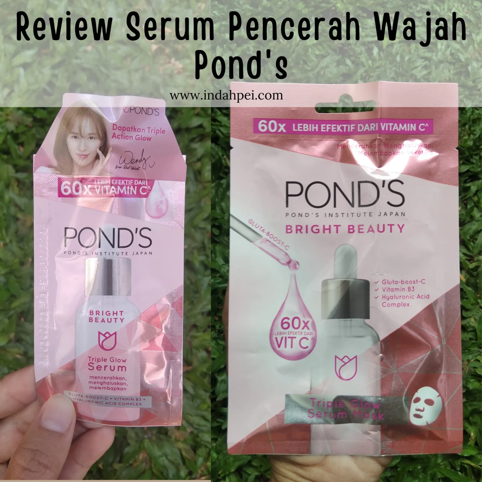Review Pengalaman Memakai Serum Pencerah Wajah Pond's