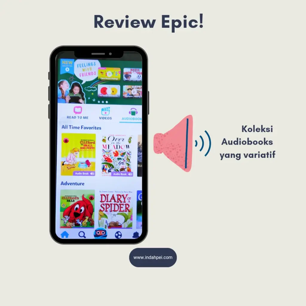 Review Epic! dengan Koleksi Audiobook yang variatif