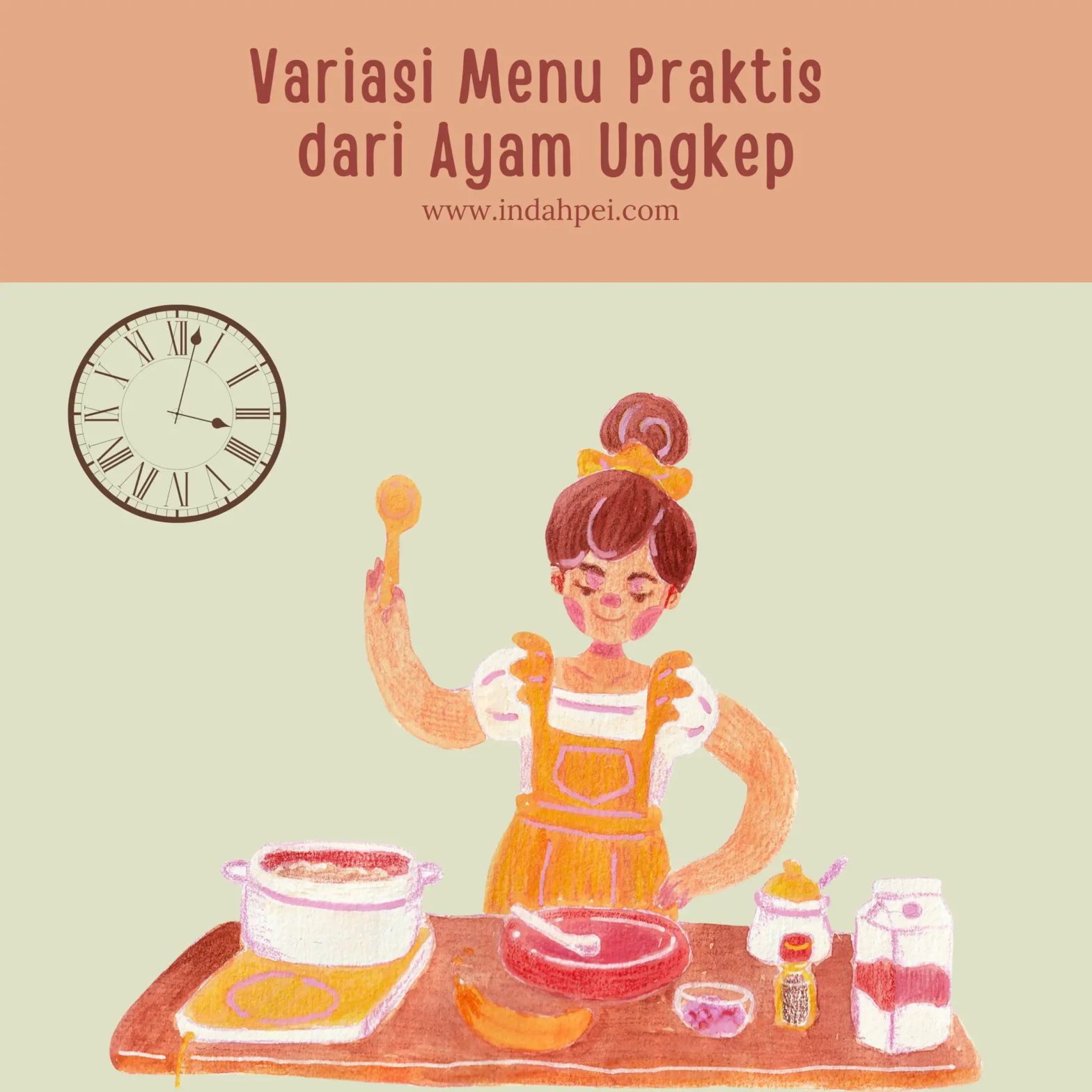 Menu Sahur Praktis dari ayam ungkep