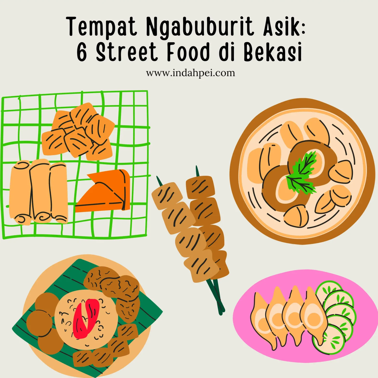 Tempat Ngabuburit Asik, 6 Street Food di Bekasi