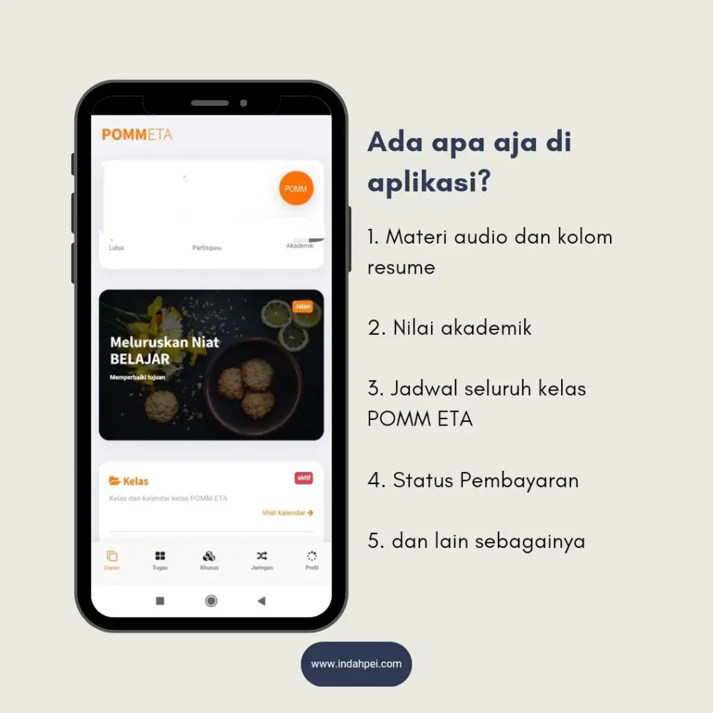 Aplikasi Belajar POMM ETA